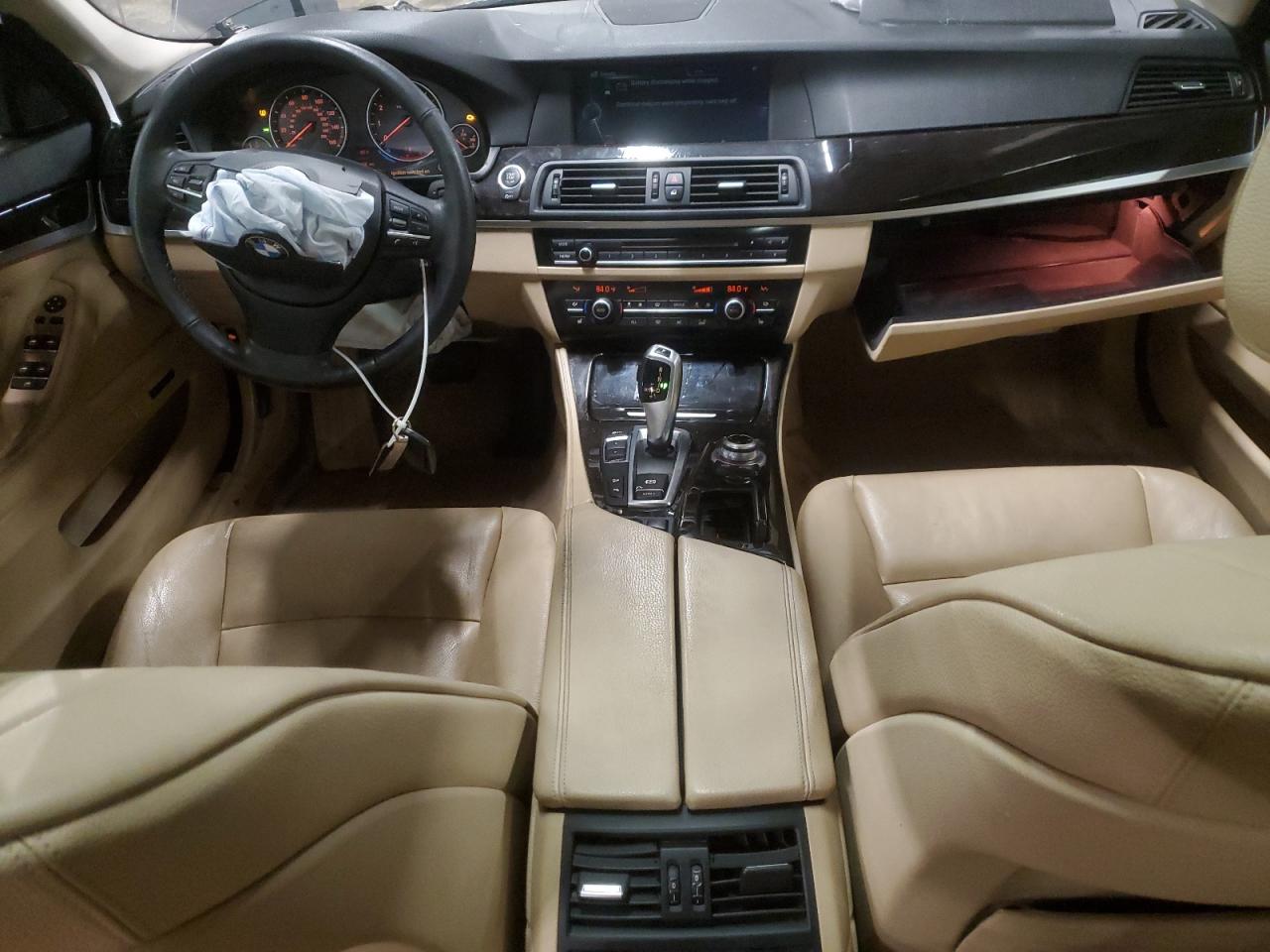 2013 BMW 5er VIN WBAFU7C50DDU74640 Copart auction photo, front end damage thumbnail 8