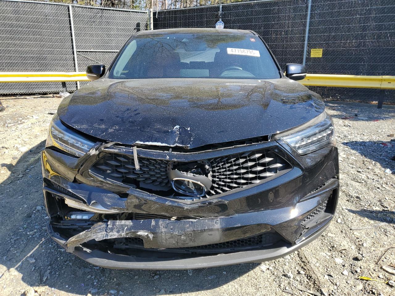 2021 Acura RDX VIN 5J8TC2H69ML031231 Copart auction photo, front end / rear end damage thumbnail 5