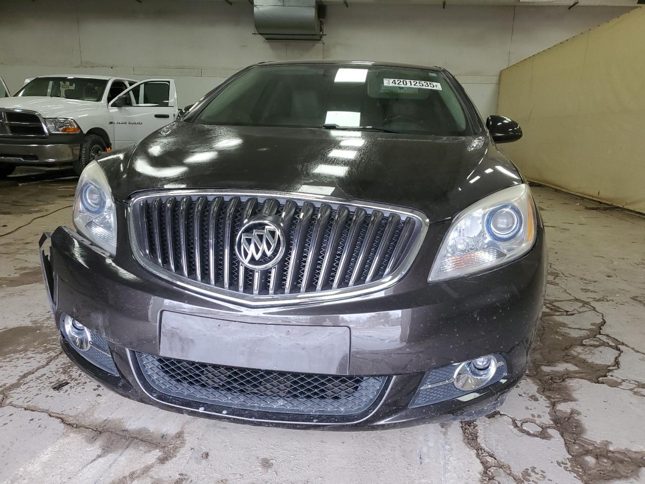 2013 Buick Verano VIN 1G4PP5SK4D4160950 Copart auction photo, front end / side damage thumbnail 5