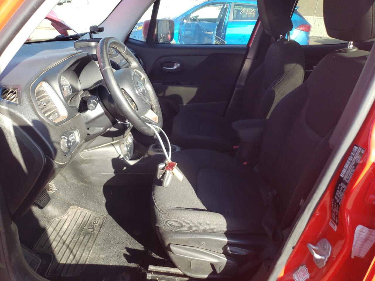 2017 Jeep Renegade VIN ZACCJBBB8HPE57794 Copart auction photo, front end damage thumbnail 7