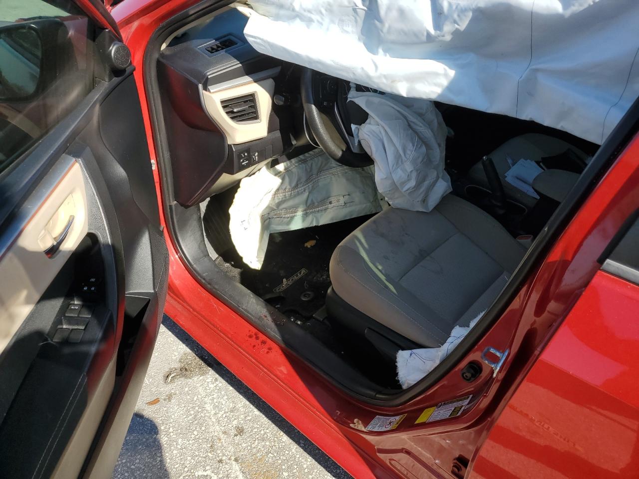 2014 Toyota Corolla VIN 2T1BURHE7EC148290 Copart auction photo, front end / side damage thumbnail 8