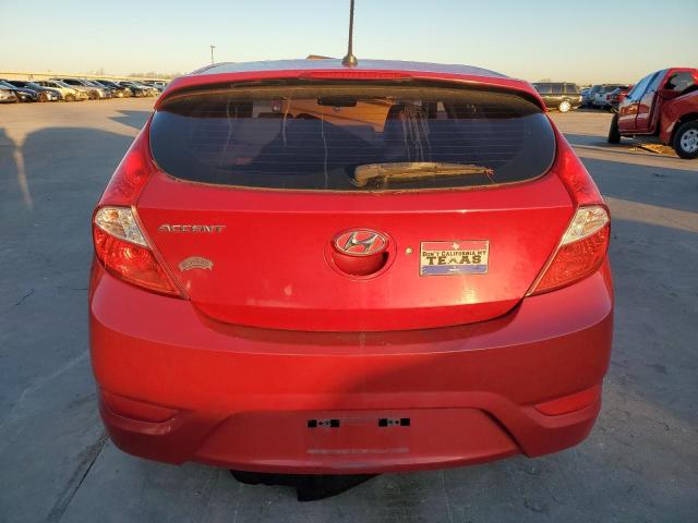 2012 Hyundai Accent VIN KMHCU5AEXCU043441 Copart auction photo, minor dent/scratches damage thumbnail 6