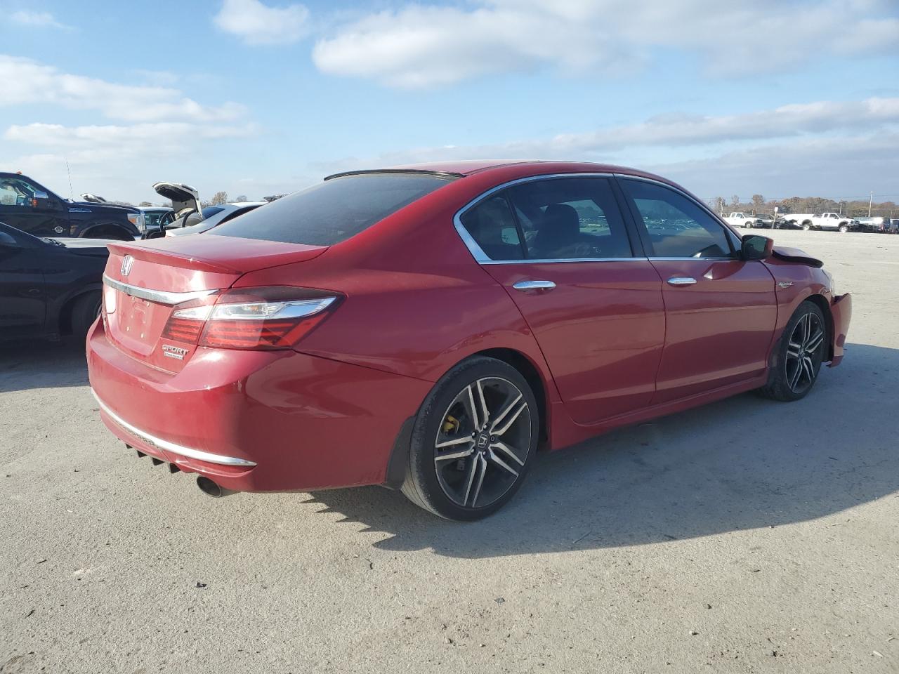 2017 Honda Accord VIN 1HGCR2F54HA178440 Copart auction photo, front end damage thumbnail 3