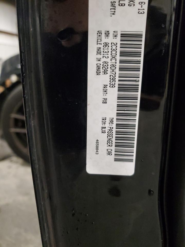 2013 Dodge Charger VIN 2C3CDXCT0DH729539 Copart auction photo, front end damage thumbnail 15
