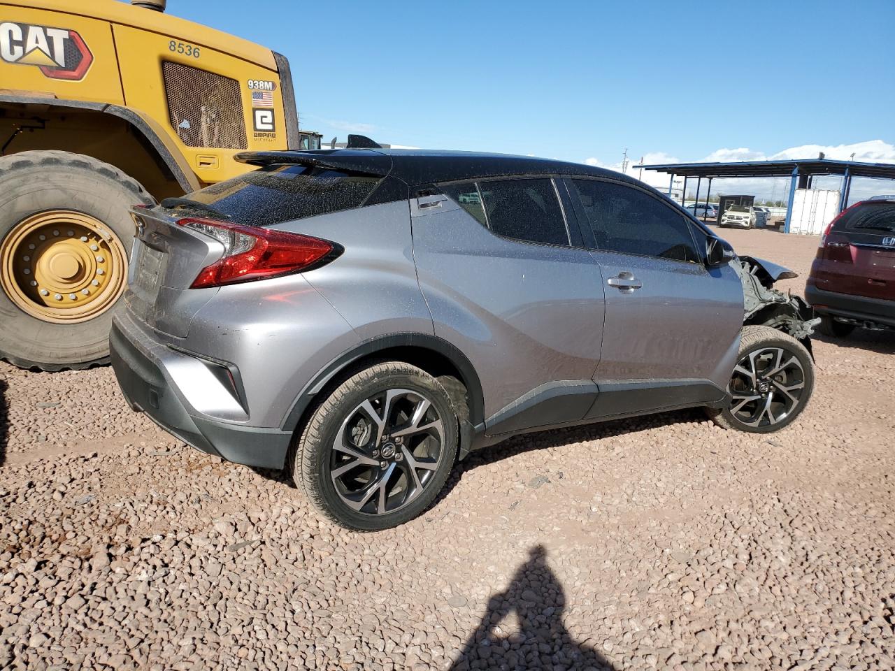 2019 Toyota C-HR VIN JTNKHMBX5K1053790 Copart auction photo, front end damage thumbnail 3