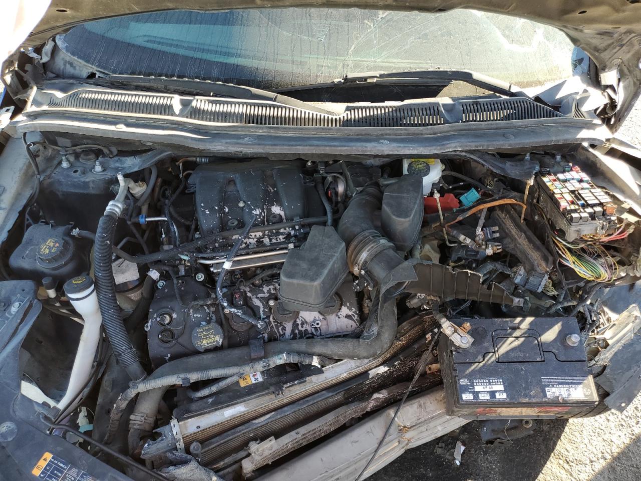 2013 Ford Explorer VIN 1FM5K8ARXDGC31508 Copart auction photo, front end / side damage thumbnail 12