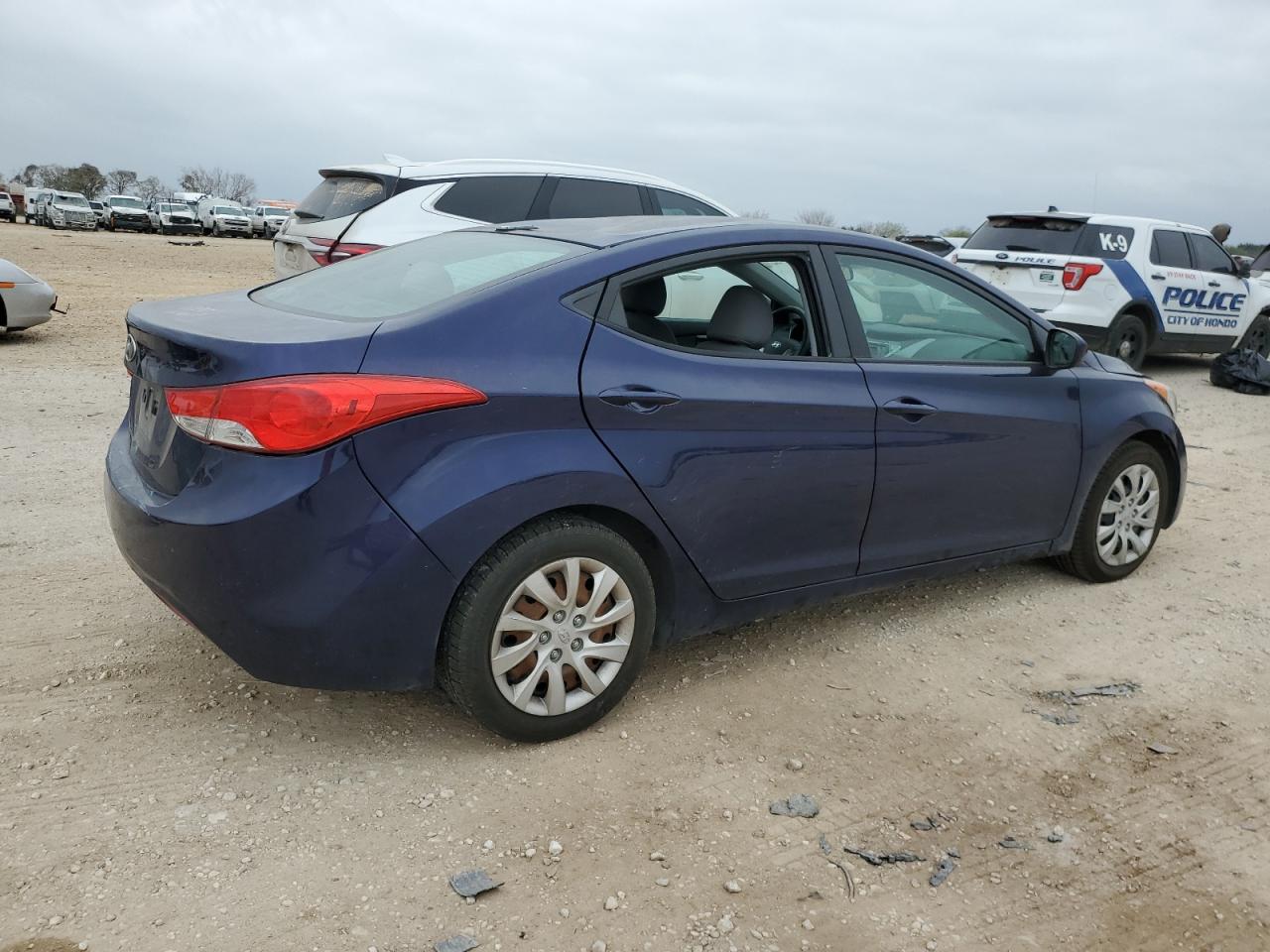 2013 Hyundai Elantra VIN 5NPDH4AE7DH154998 Copart auction photo, all over damage thumbnail 3