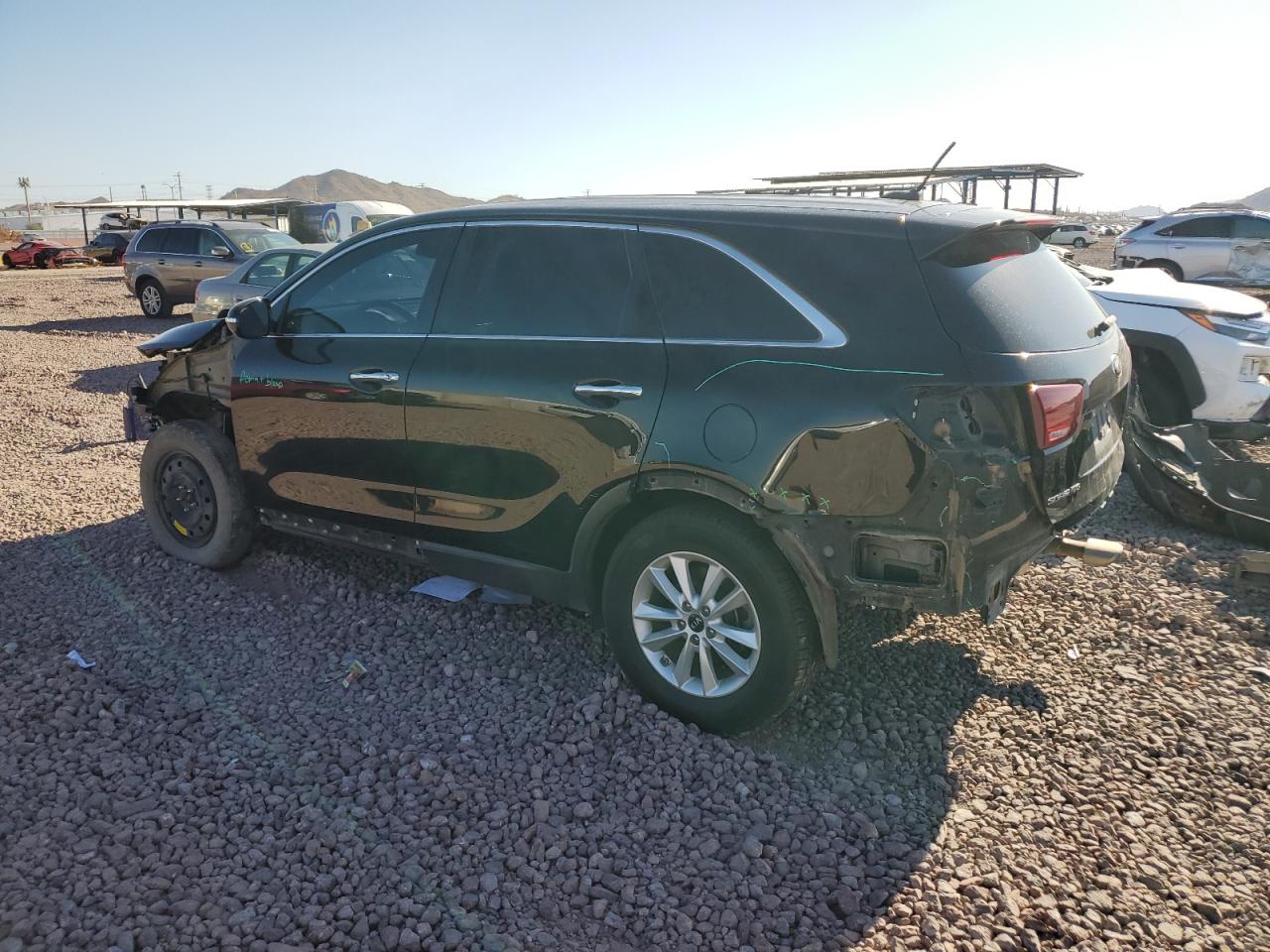 2019 KIA Sorento VIN 5XYPG4A30KG579353 Copart auction photo, front end / rear end damage thumbnail 2