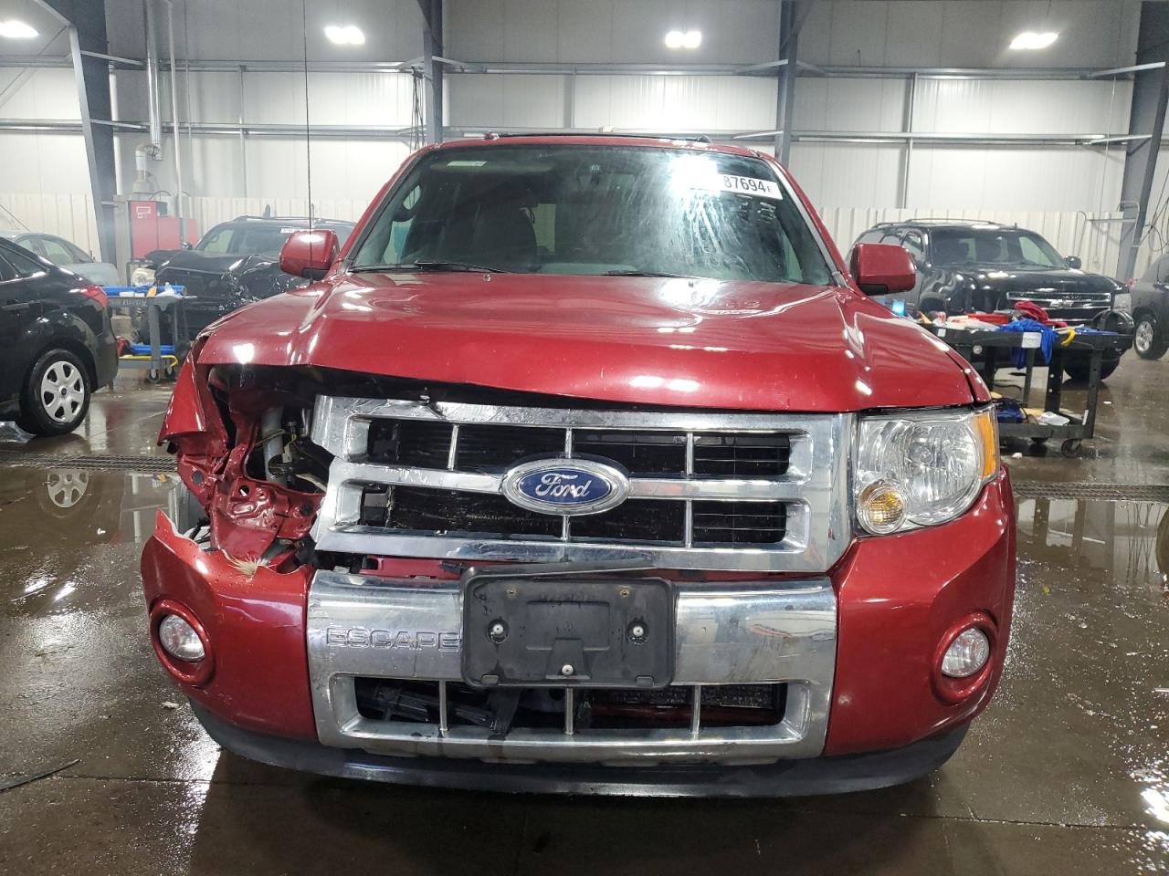2012 Ford Escape VIN 1FMCU9E7XCKB31579 Copart auction photo, front end damage thumbnail 5