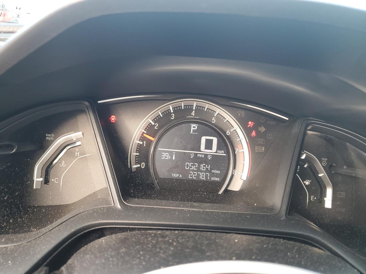 2016 Honda Civic VIN 2HGFC2F57GH522969 Copart auction photo, side / front end damage thumbnail 9