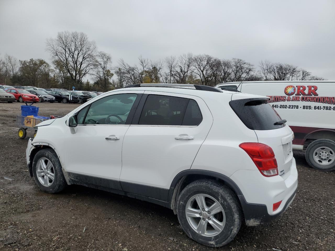 2018 Chevrolet Trax VIN 3GNCJLSB7JL351185 Copart auction photo, front end damage thumbnail 2