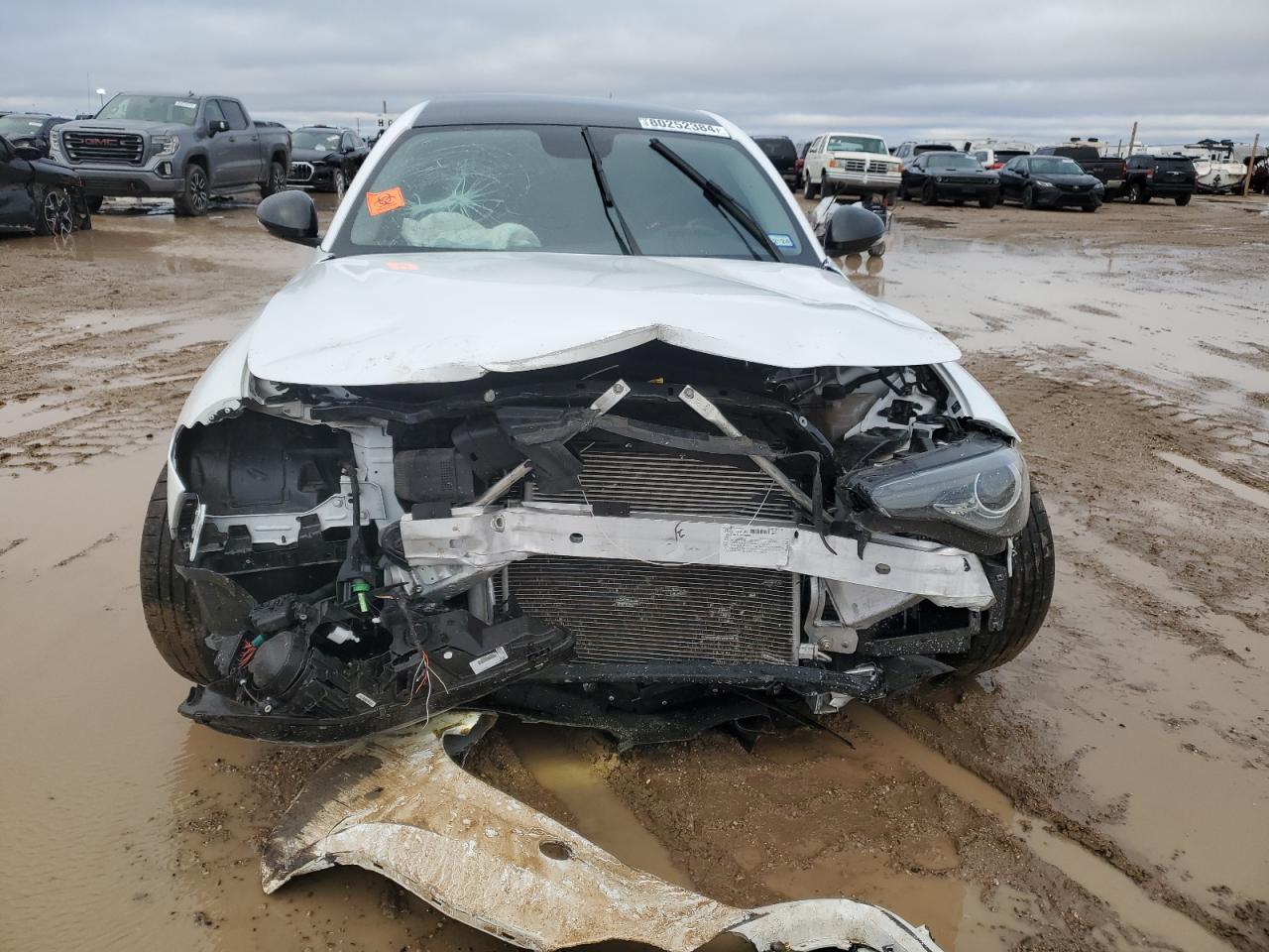 2019 Alfa Romeo Giulia VIN ZARFAMBN2K7606486 Copart auction photo, front end damage thumbnail 5