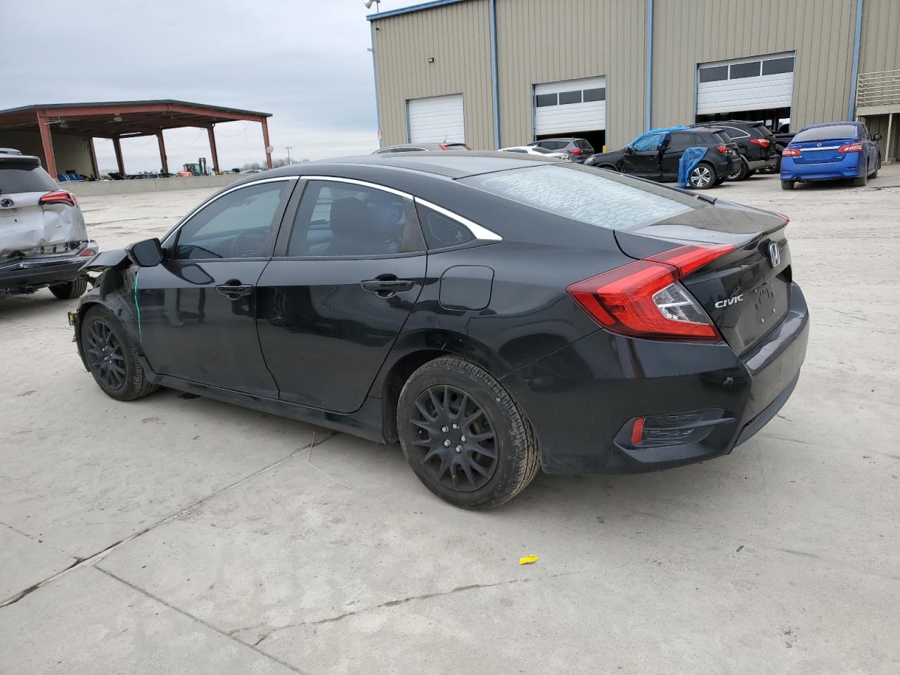 2017 Honda Civic VIN 19XFC2F52HE076273 Copart auction photo, front end / hail damage thumbnail 2