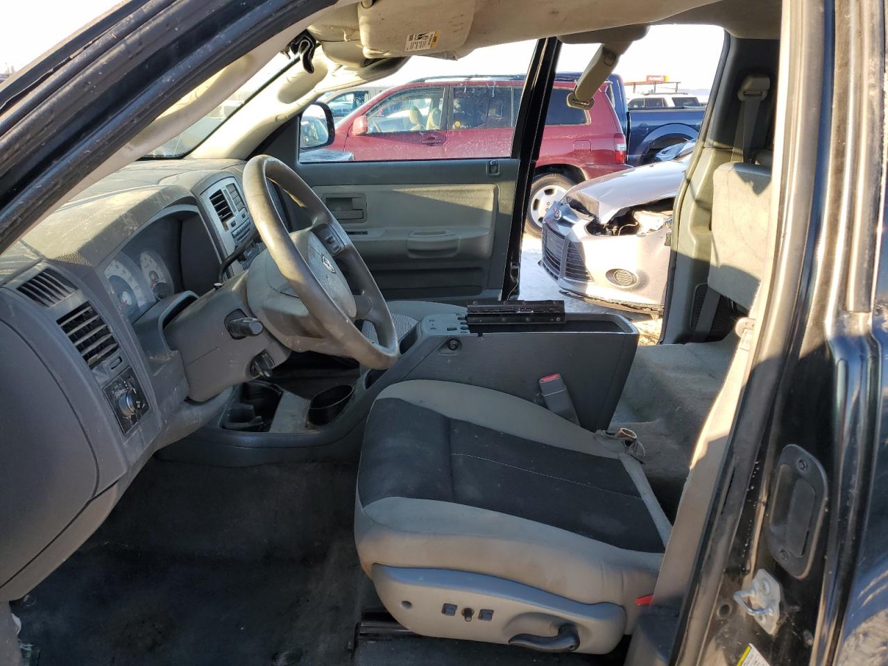 2007 Dodge Dakota VIN 1D7HE42P97S159853 Copart auction photo, rollover damage thumbnail 7