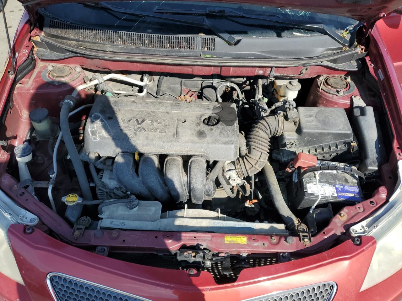 2005 Pontiac Vibe VIN 5Y2SL63885Z482336 Copart auction photo, front end / all over damage thumbnail 11