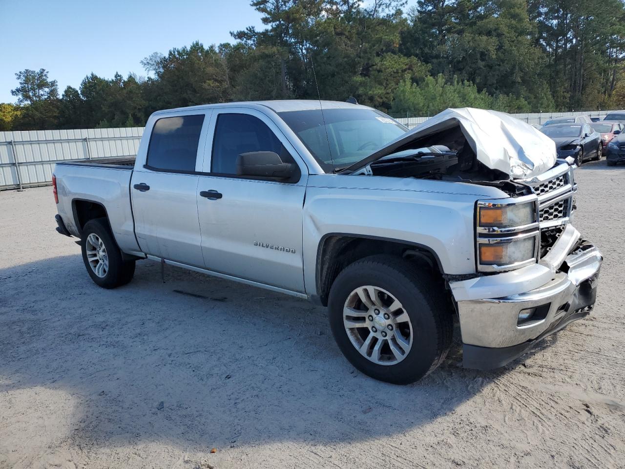 2014 Chevrolet Silverado VIN 3GCPCREC6EG561318 Copart auction photo, front end damage thumbnail 4