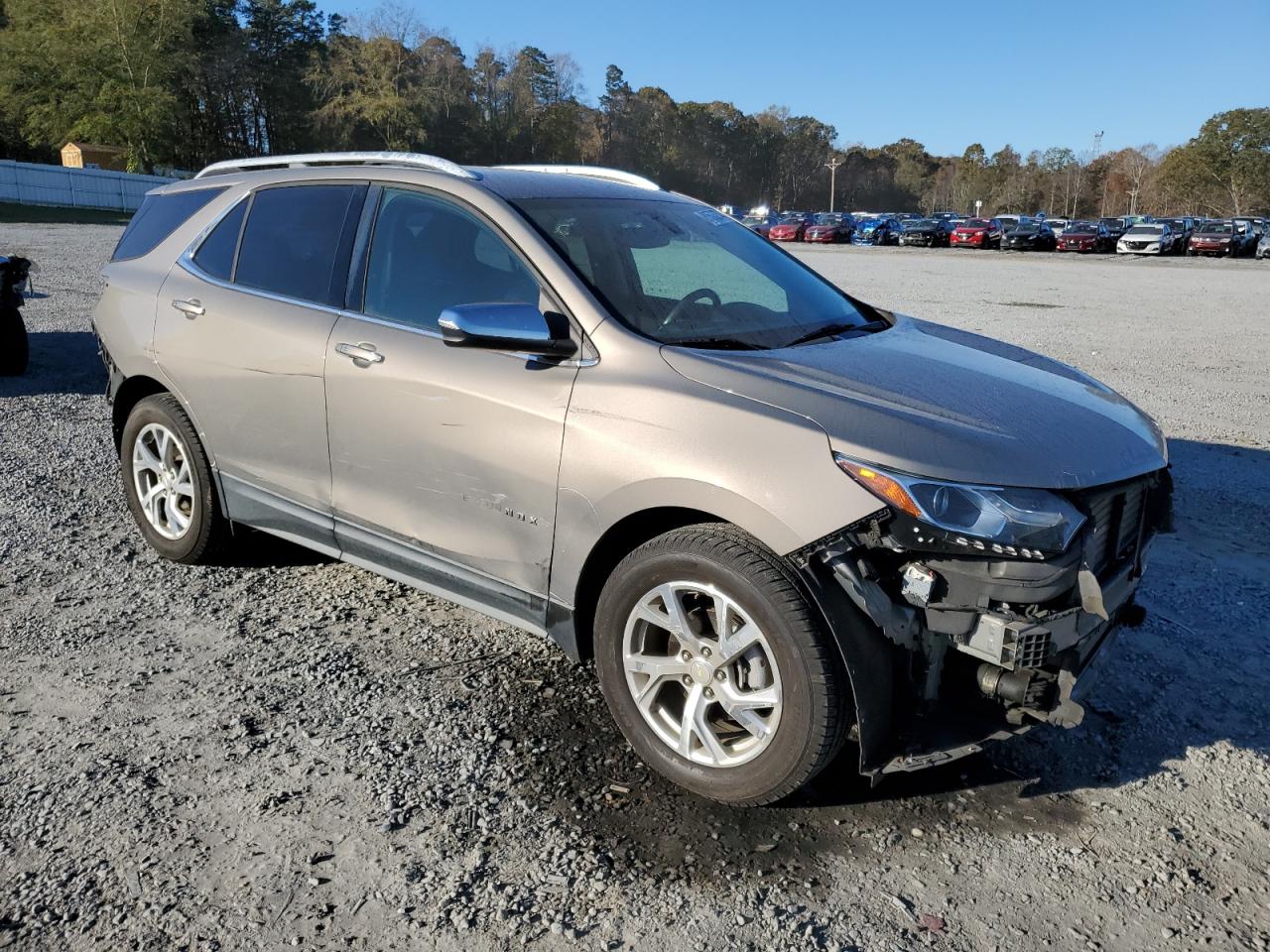 2018 Chevrolet Equinox VIN 3GNAXMEV3JL131043 Copart auction photo, front end / rear end damage thumbnail 4