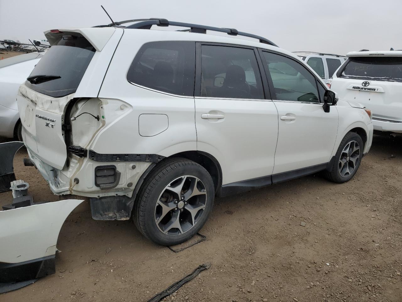 2014 Subaru Forester VIN JF2SJGMC4EH418817 Copart auction photo, rear end damage thumbnail 3