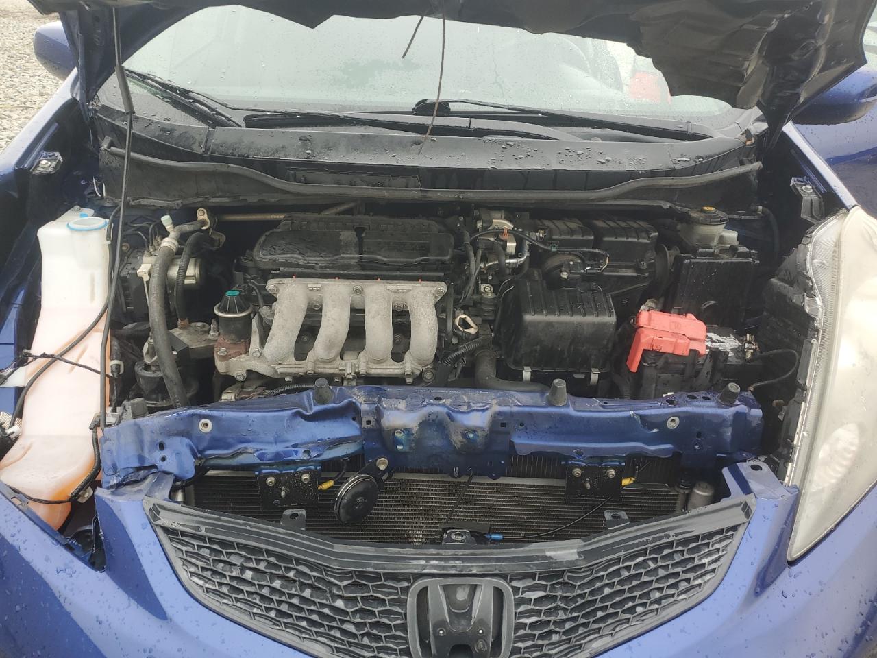 2013 Honda Fit VIN JHMGE8H37DC081336 Copart auction photo, front end damage thumbnail 11