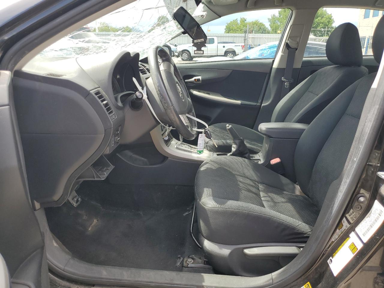 2010 Toyota Corolla VIN 1NXBU4EE5AZ166738 Copart auction photo, front end / side damage thumbnail 7