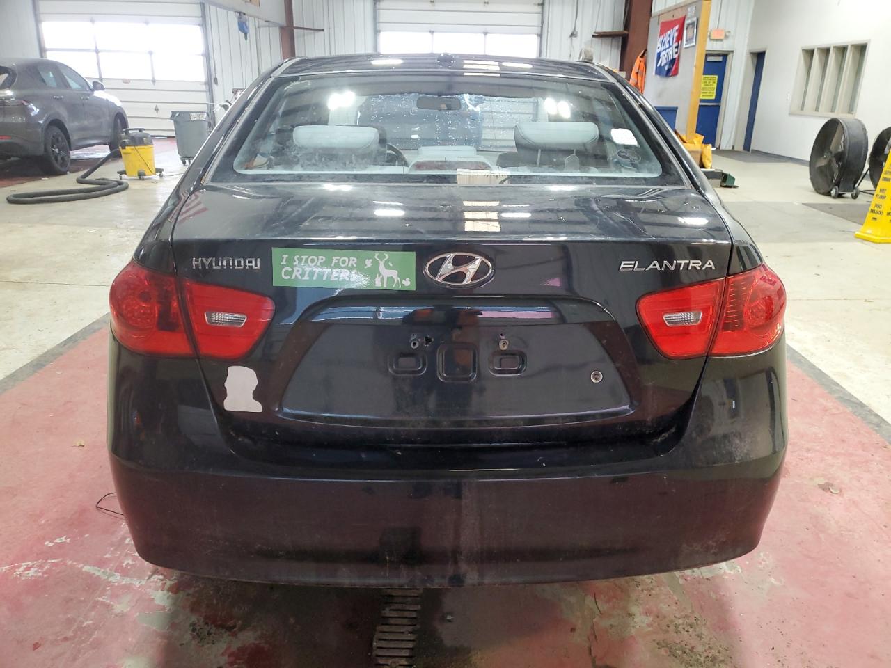 2009 Hyundai Elantra VIN KMHDU46D29U604013 Copart auction photo, side damage thumbnail 6