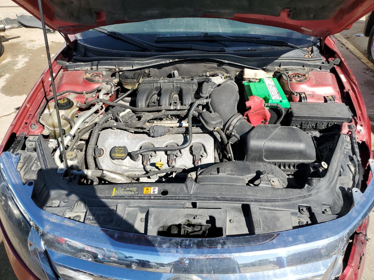 2010 Ford Fusion VIN 3FAHP0KC1AR324863 Copart auction photo, front end damage thumbnail 11