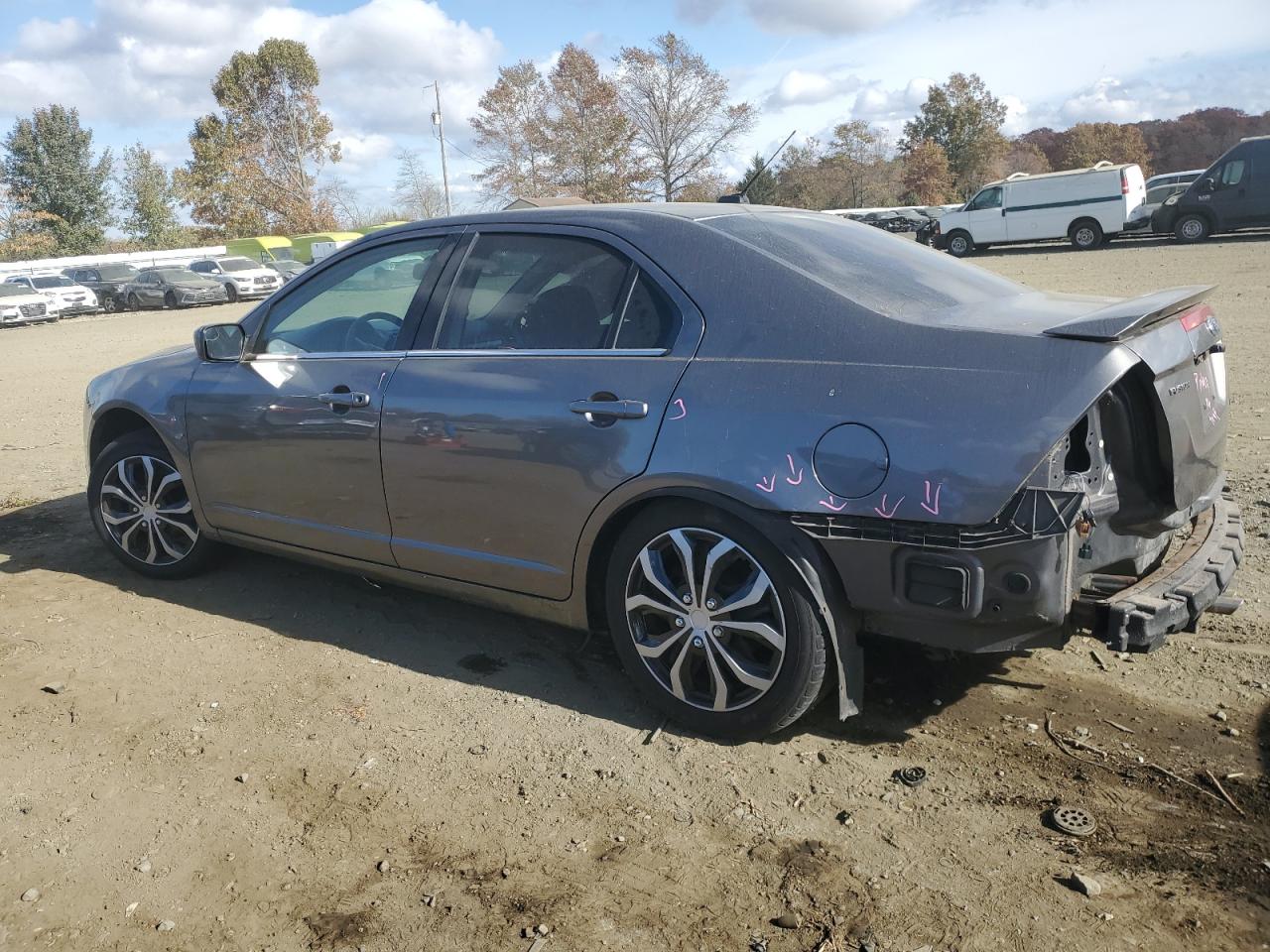 2011 Ford Fusion VIN 3FAHP0HA4BR200738 Copart auction photo, rear end / side damage thumbnail 2