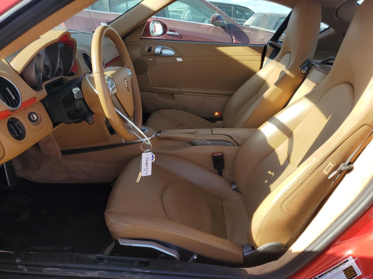 2006 Porsche Cayman VIN WP0AB298X6U782036 Copart auction photo, front end / front end damage thumbnail 7