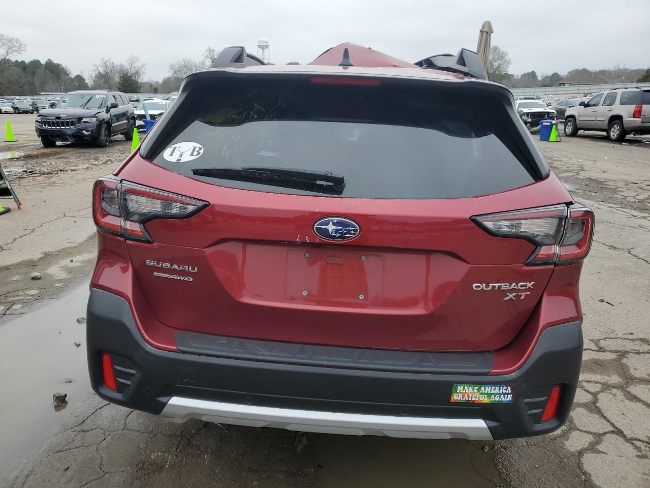 2020 Subaru Outback VIN 4S4BTGND9L3158632 Copart auction photo, all over damage thumbnail 6