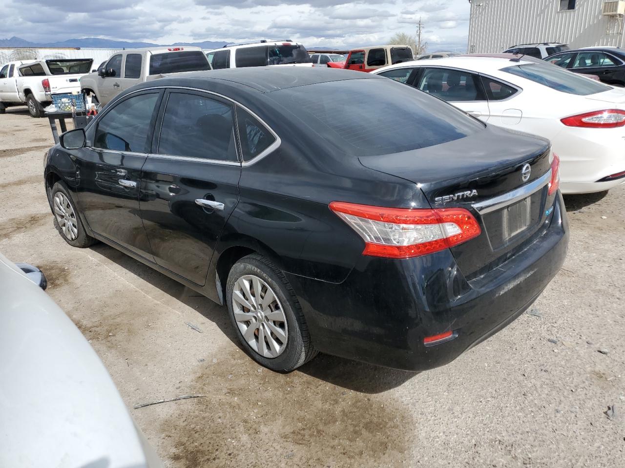 2014 Nissan Sentra VIN 3N1AB7AP6EY204854 Copart auction photo, front end / undercarriage damage thumbnail 2