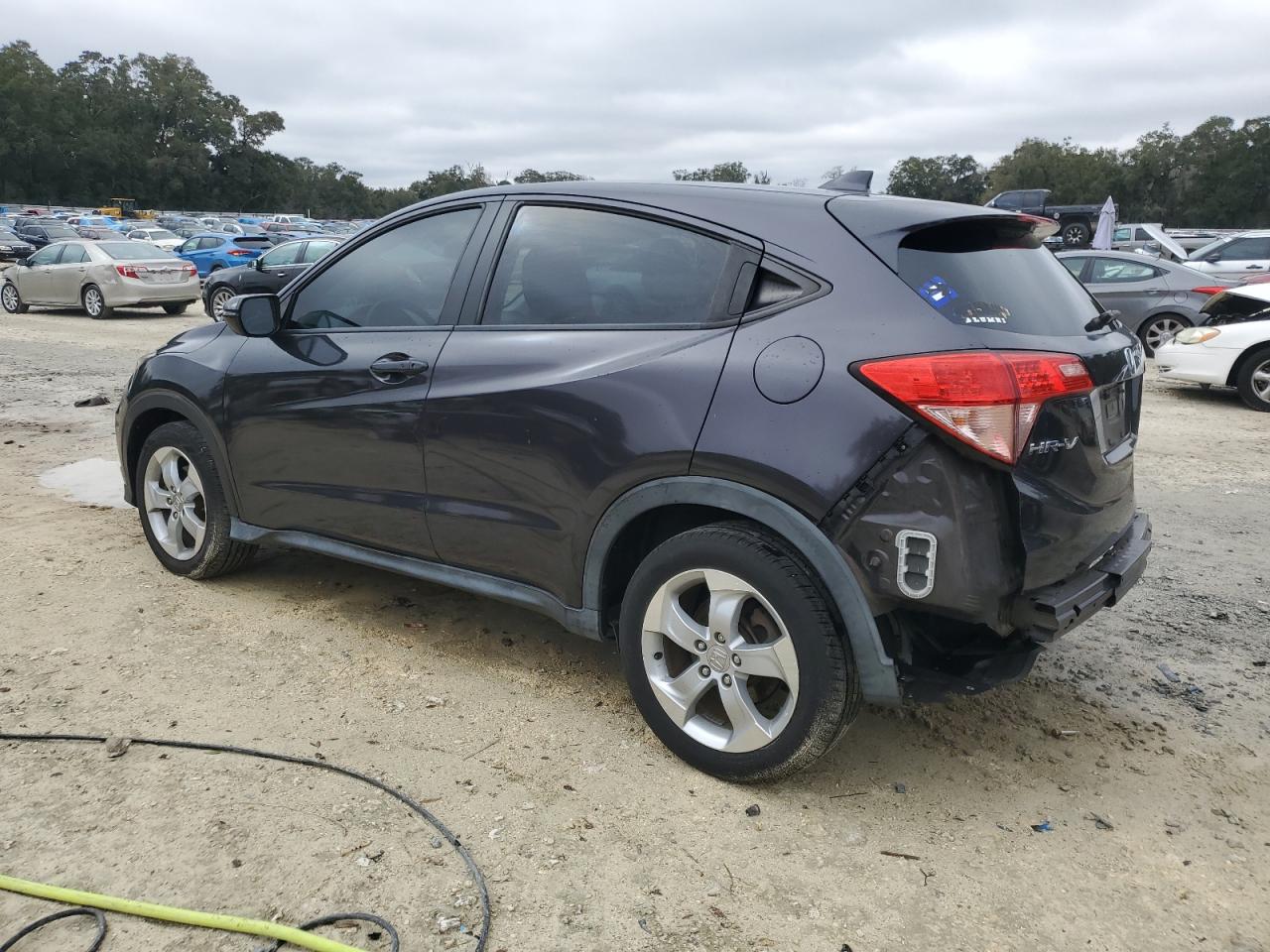 2016 Honda HR-V VIN 3CZRU5H56GM736242 Copart auction photo, rear end damage thumbnail 2