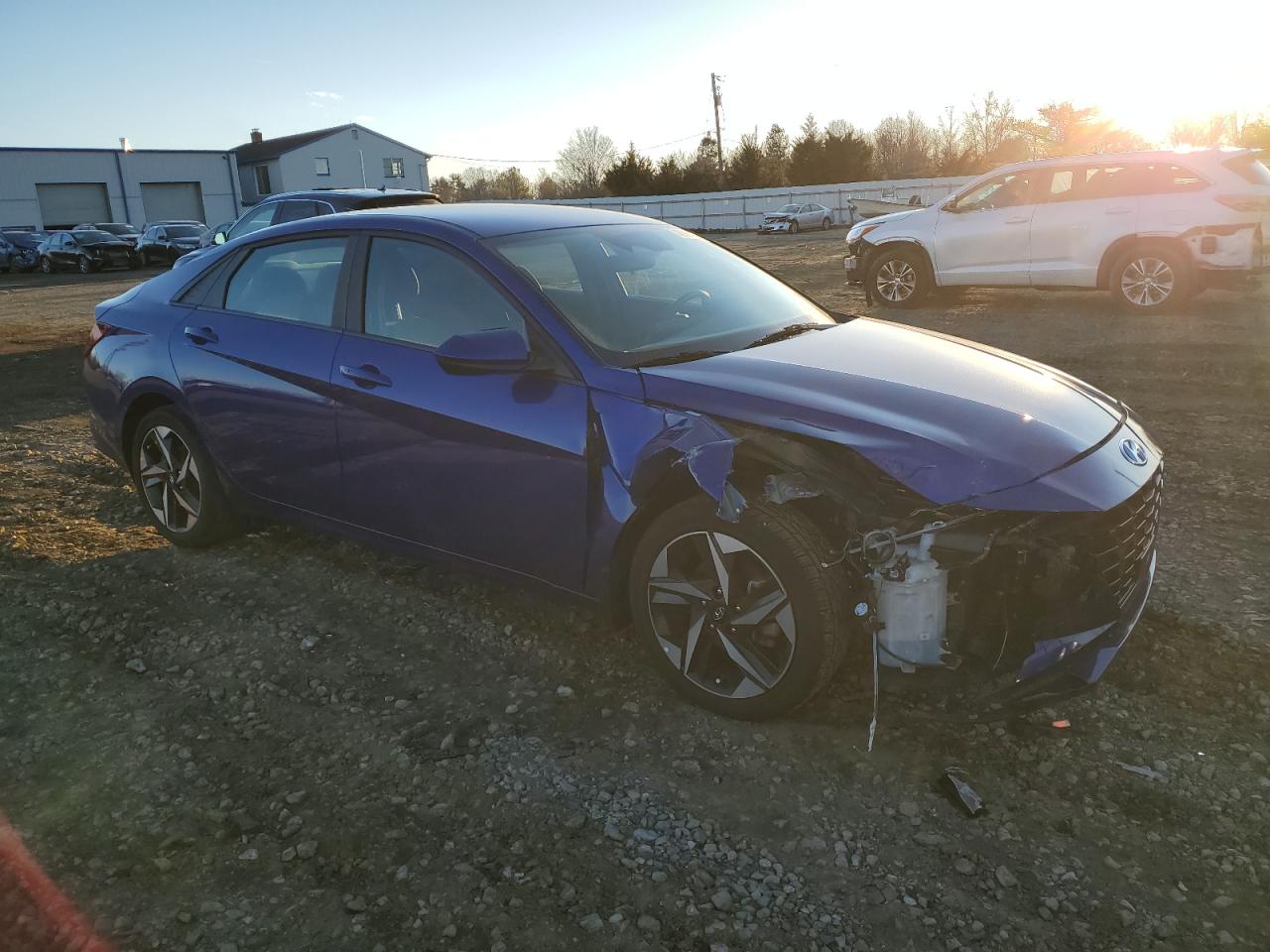2023 Hyundai Elantra VIN KMHLS4AG3PU423308 Copart auction photo, front end damage thumbnail 4