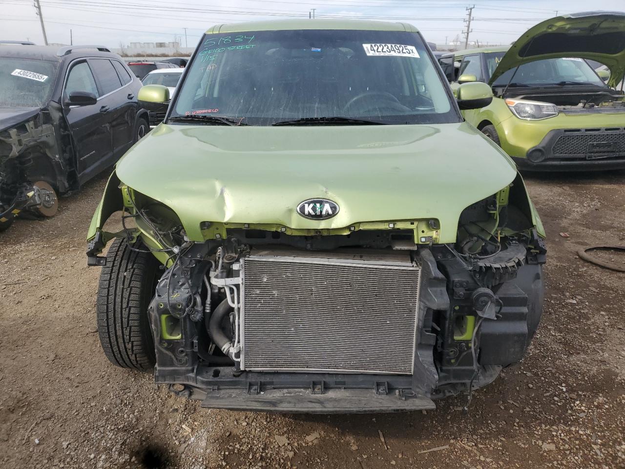 2015 KIA Soul VIN KNDJN2A24F7806831 Copart auction photo, front end / minor dent/scratches damage thumbnail 5