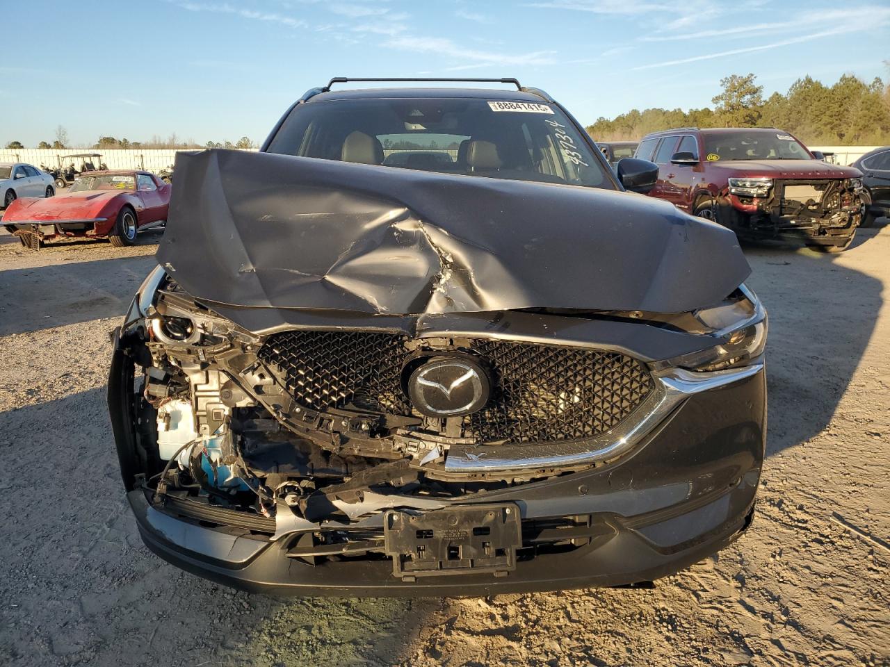 2021 Mazda CX-5 VIN JM3KFBEY2M0437304 Copart auction photo, front end damage thumbnail 5
