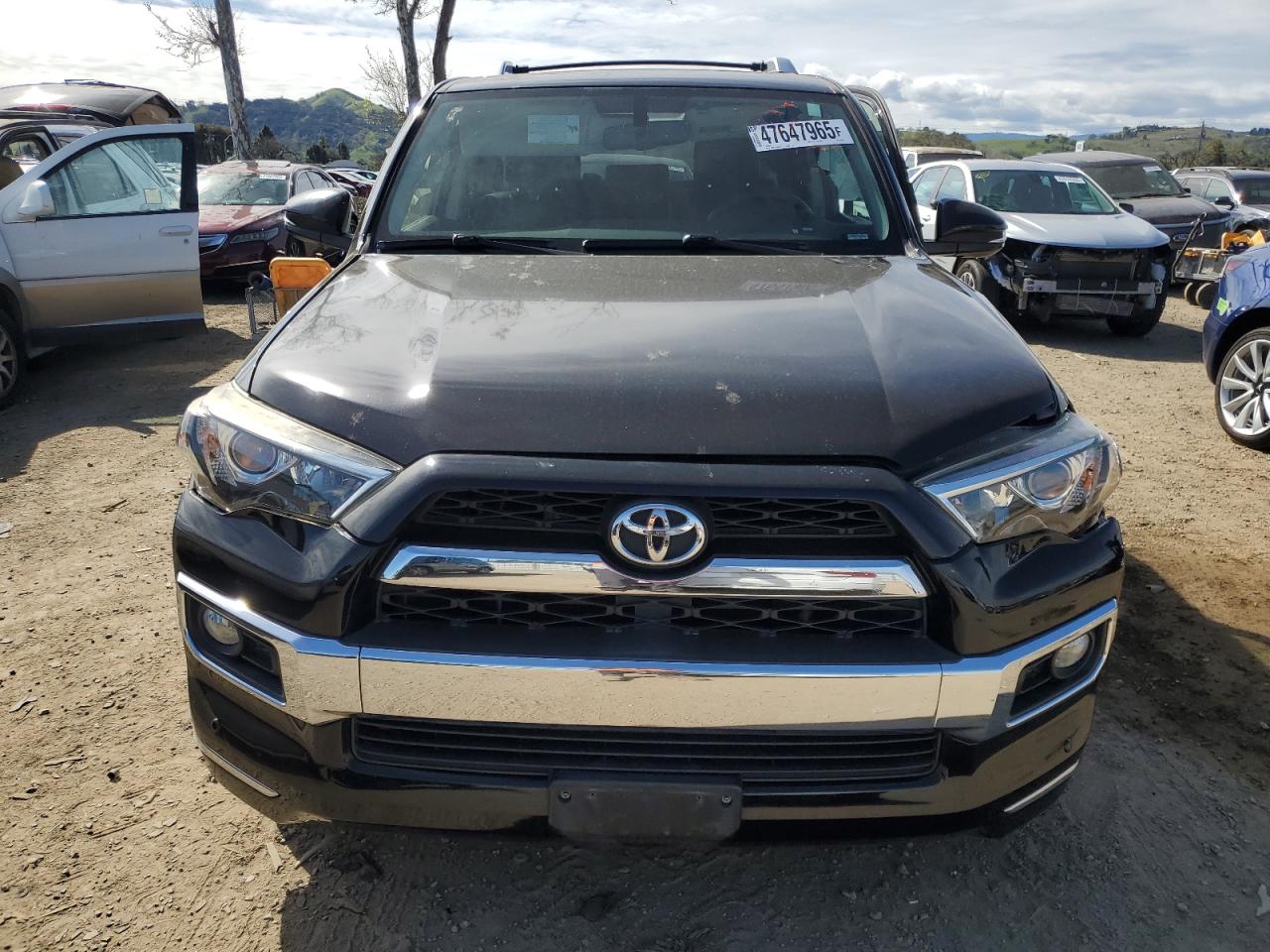 2015 Toyota 4Runner VIN JTEBU5JR6F5261695 Copart auction photo, side / front end damage thumbnail 5