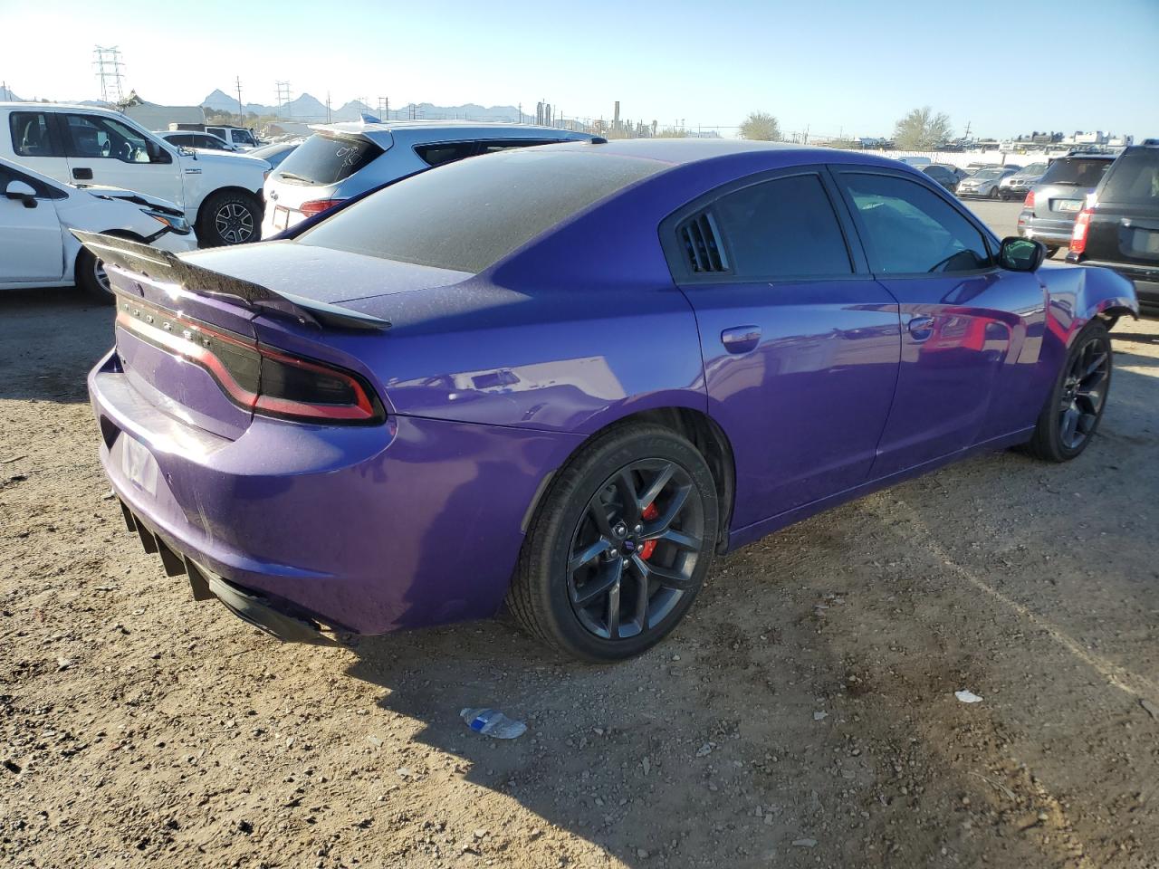 2019 Dodge Charger VIN 2C3CDXBG2KH598857 Copart auction photo, front end / frame damage damage thumbnail 3