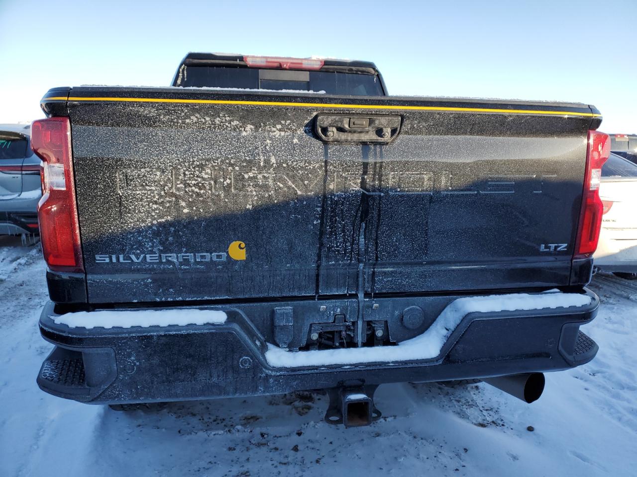 2021 Chevrolet Silverado VIN 1GC4YPEY5MF103824 Copart auction photo, front end / side damage thumbnail 6