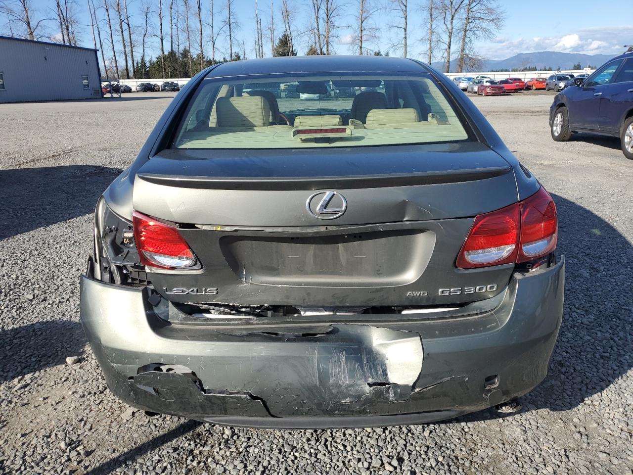 2006 Lexus GS 300 VIN JTHCH96S760018487 Copart auction photo, rear end damage thumbnail 6