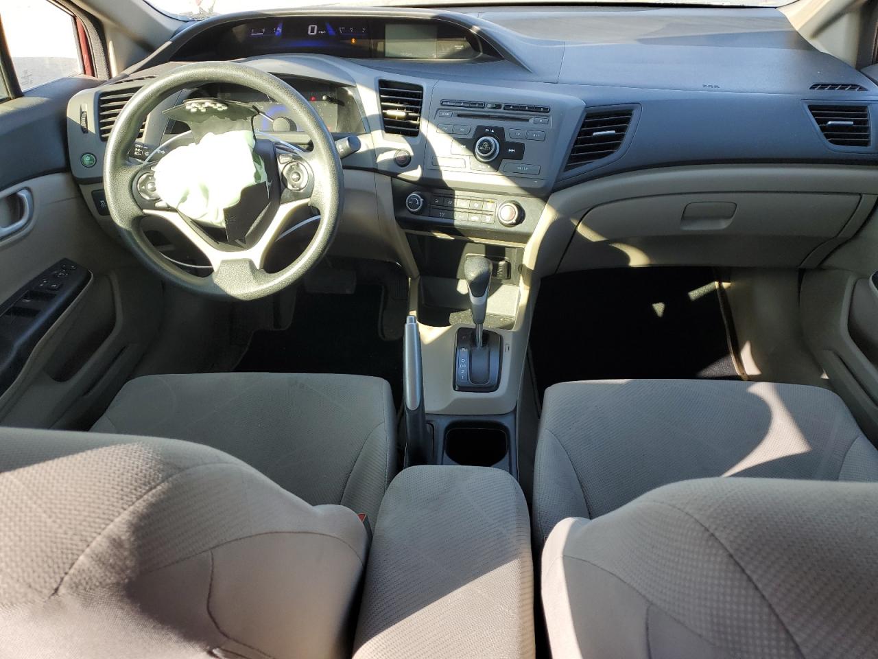 2012 Honda Civic VIN 2HGFB2F53CH588917 Copart auction photo, front end damage thumbnail 8