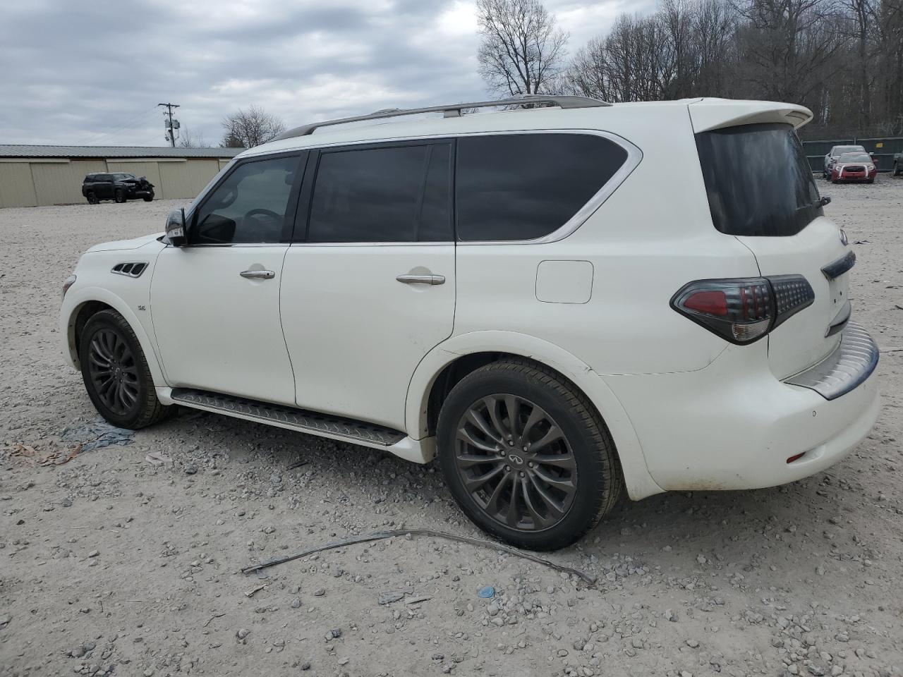 2017 Infiniti QX80 VIN JN8AZ2NE2H9157504 Copart auction photo, front end damage thumbnail 2