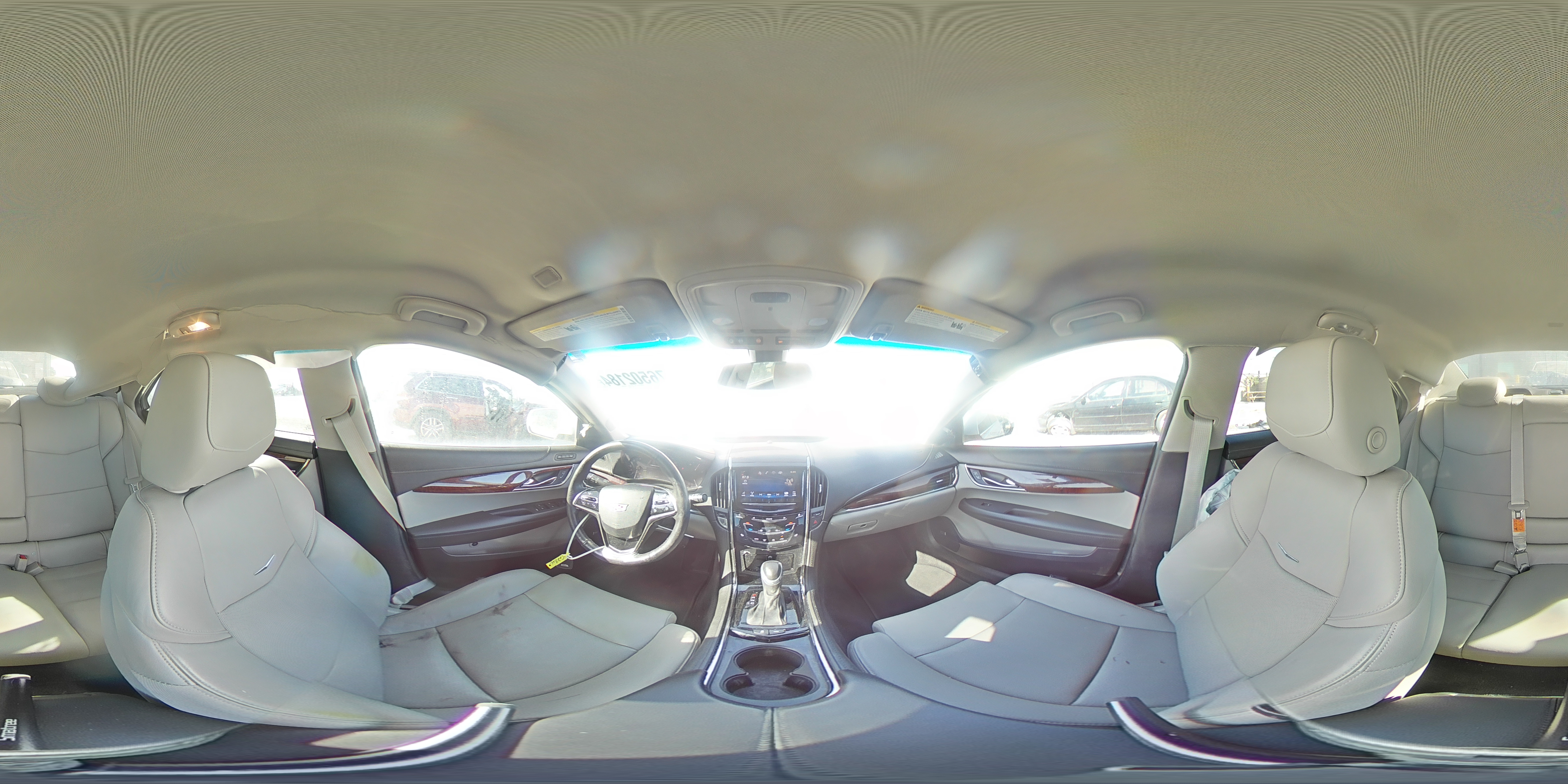 2015 Cadillac ATS VIN 1G6AB5RX1F0125077 Copart auction photo, rear end / side damage thumbnail 14