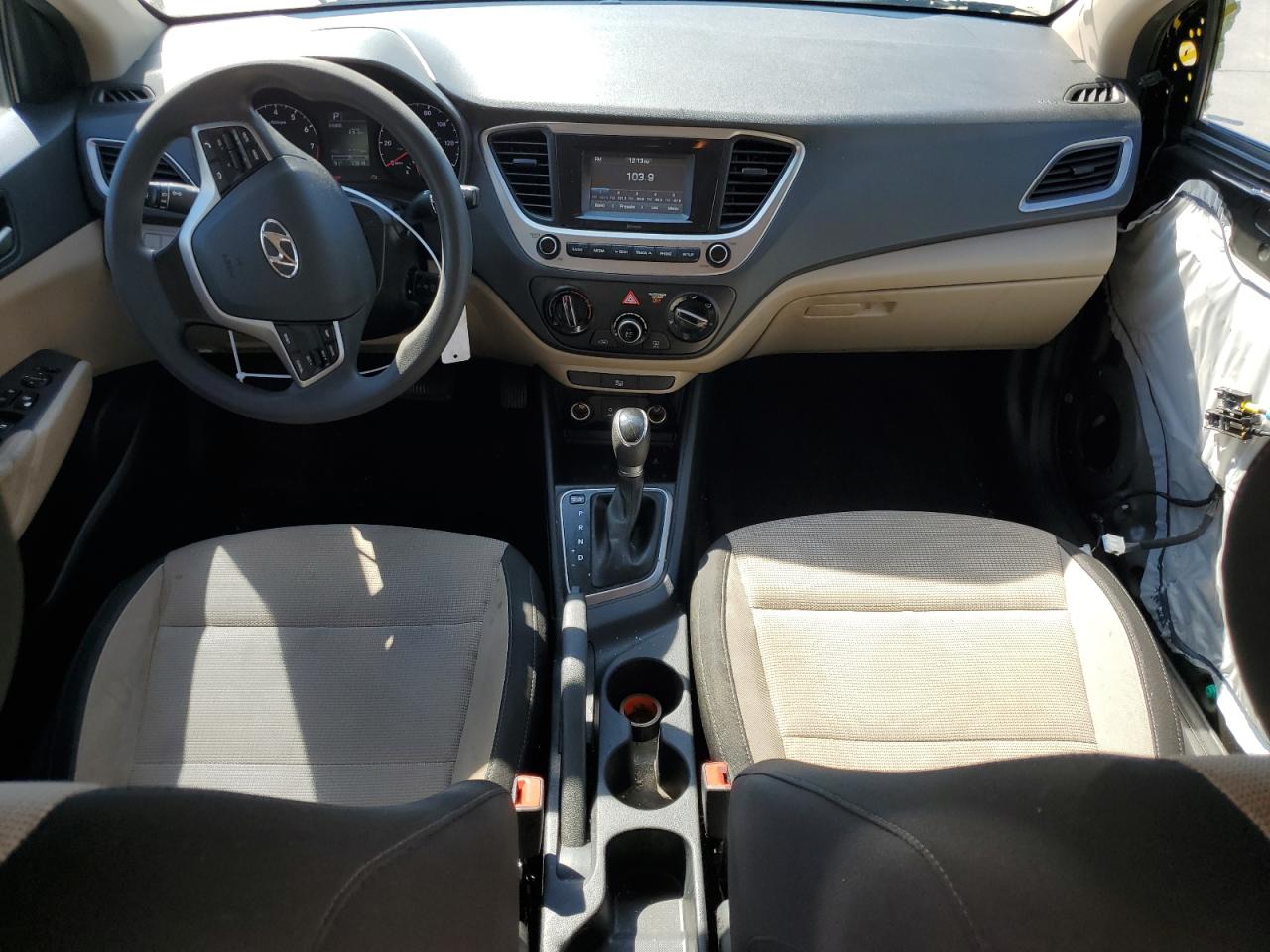 2018 Hyundai Accent VIN 3KPC24A33JE005810 Copart auction photo, side damage thumbnail 8