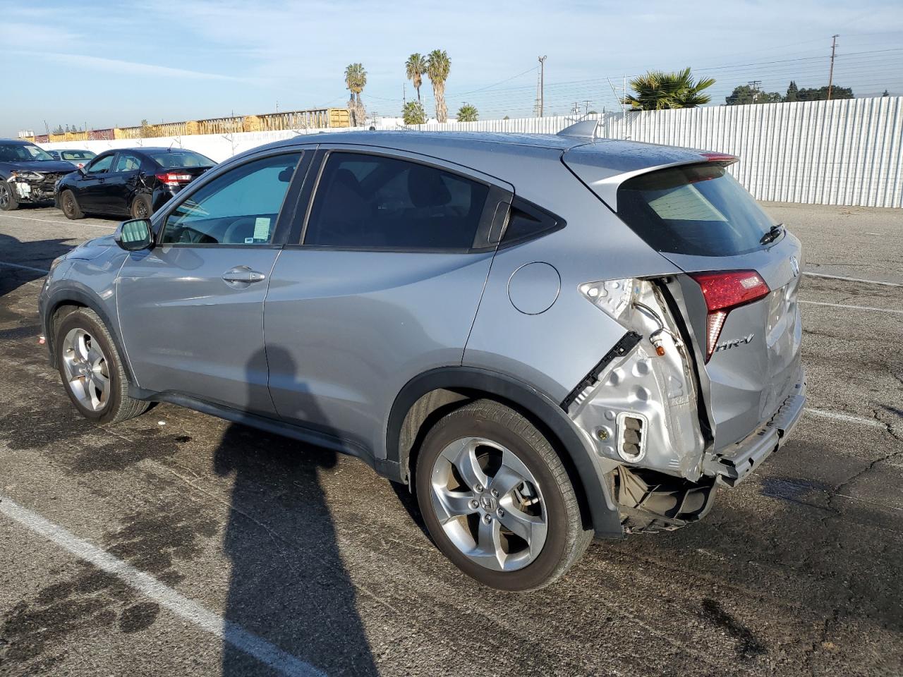 2017 Honda HR-V VIN 3CZRU5H37HG707198 Copart auction photo, rear end damage thumbnail 2