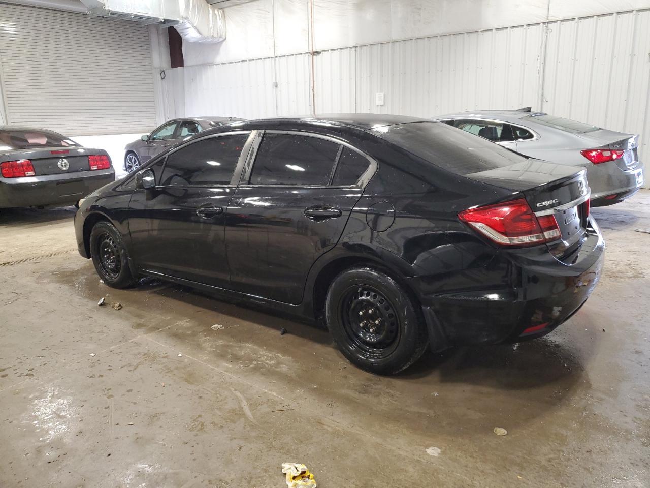 2013 Honda Civic VIN 2HGFB2F5XDH301543 Copart auction photo, side damage thumbnail 2