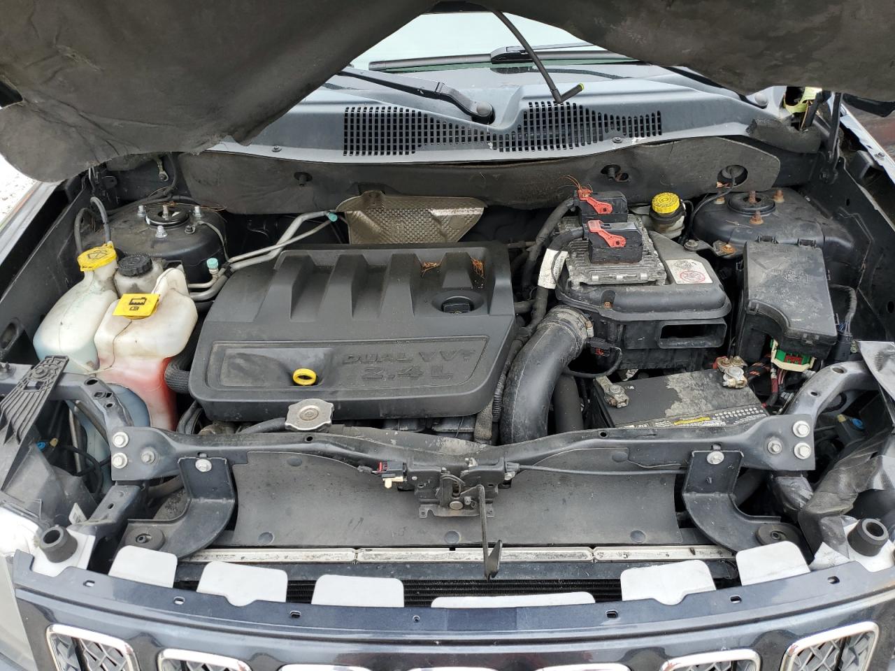 2014 Jeep Compass VIN 1C4NJDEBXED852862 Copart auction photo, front end / minor dent/scratches damage thumbnail 12