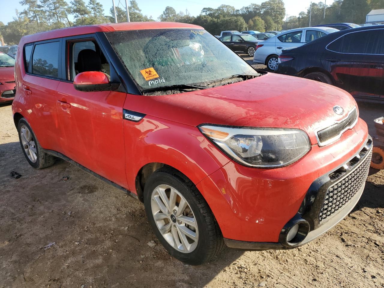 2016 KIA Soul VIN KNDJP3A5XG7842518 Copart auction photo, mechanical damage thumbnail 4