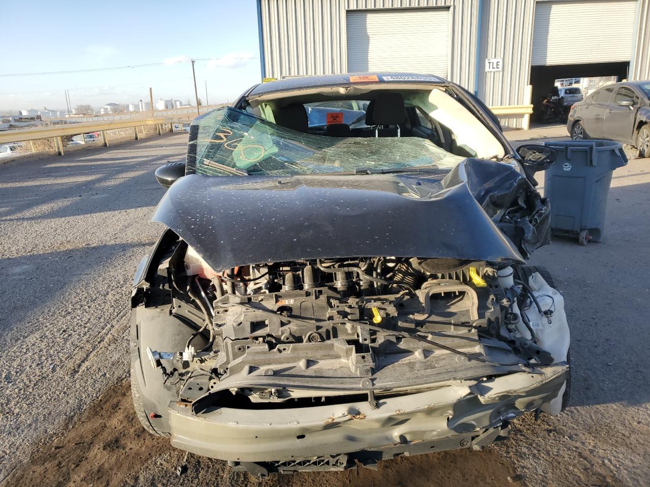 2019 Ford Fiesta VIN 3FADP4DJ6KM165967 Copart auction photo, front end damage thumbnail 5