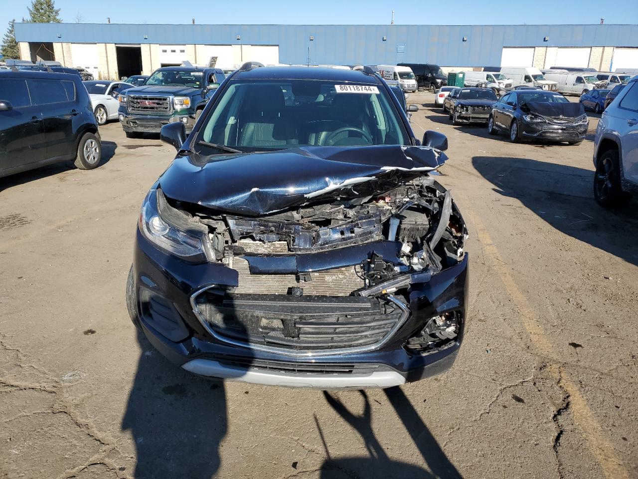 2021 Chevrolet Trax VIN KL7CJPSB4MB339126 Copart auction photo, front end damage thumbnail 5