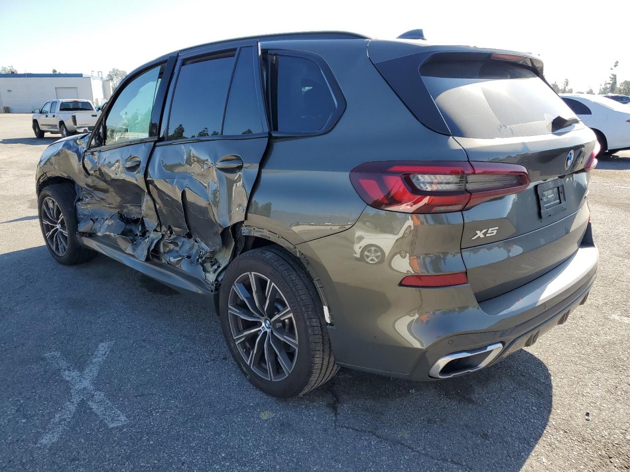 2022 BMW X5 VIN 5UXCR6C0XN9M17211 Copart auction photo, side damage thumbnail 2