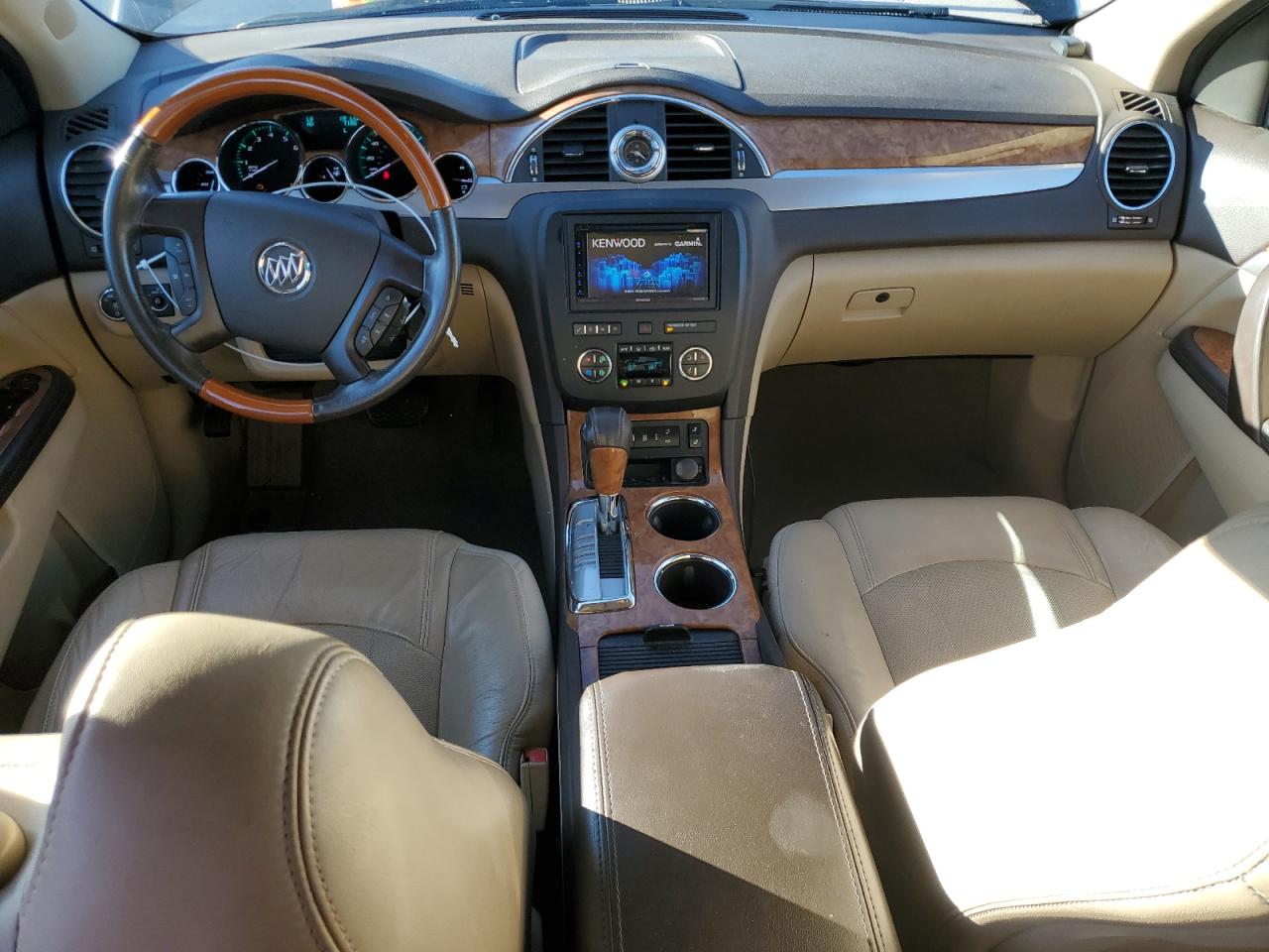 2012 Buick Enclave VIN 5GAKVCED0CJ323732 Copart auction photo, front end / hail damage thumbnail 8